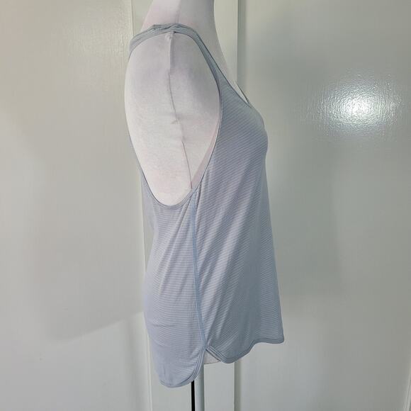 Lululemon athletica Size EST 2 105 F Singlet Racerback Tank Blue Micro Stripe - Picture 4 of 6